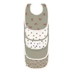 5er-Pack Wasserabweisende Lätzchen In Grün