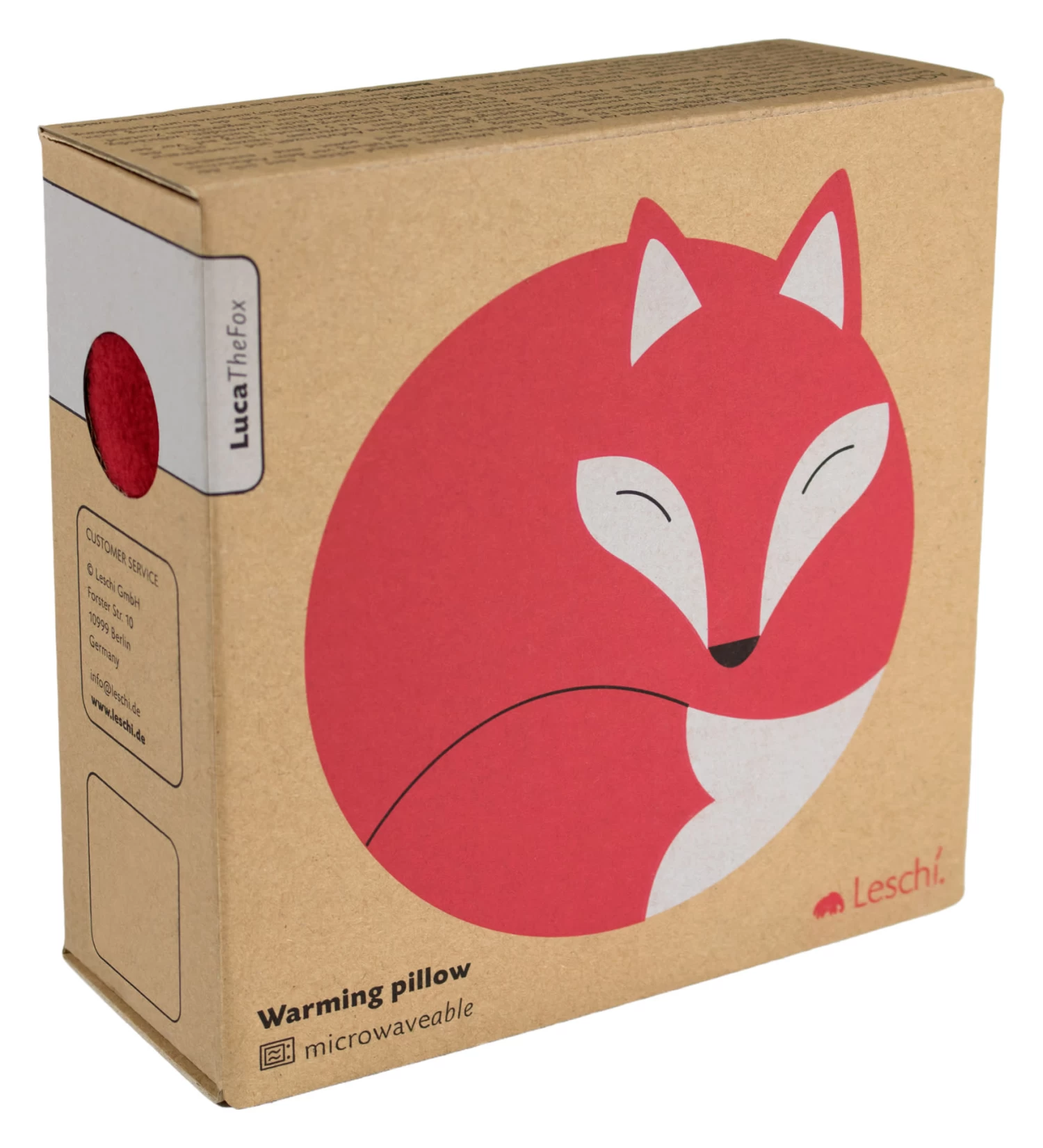 Wärmekissen "Fuchs Luca" In Rot - Ø 25 Cm 2 Wärmekissen "Fuchs Luca" In Rot - Ø 25 Cm – Bild 2