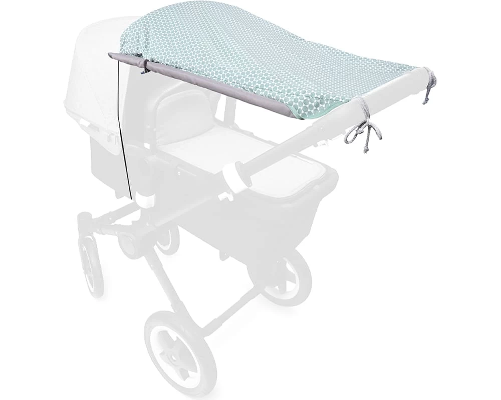 Sonnensegel „JOHANNA“ In Prisma Mint / Grau 2 Sonnensegel „JOHANNA“ In Prisma Mint / Grau – Bild 2