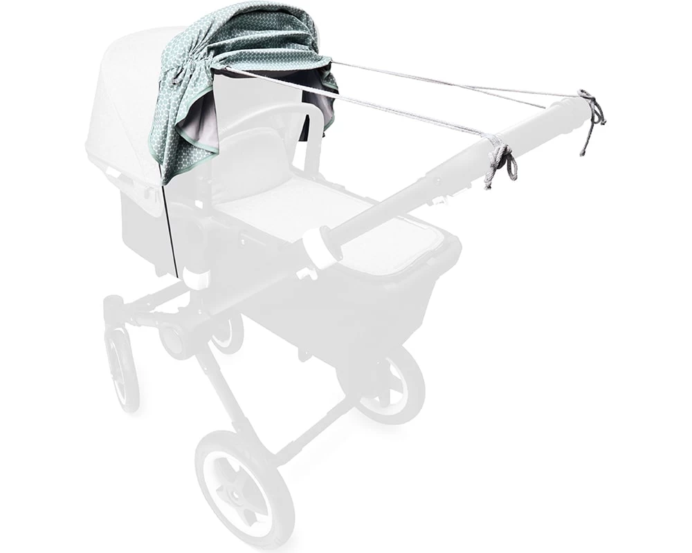 Sonnensegel „JOHANNA“ In Prisma Mint / Grau 3 Sonnensegel „JOHANNA“ In Prisma Mint / Grau – Bild 3