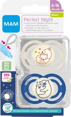 MAM Schnuller Perfect Night, Gr. 2, 2 Stk, Fuchs/Bär 5 MAM Schnuller Perfect Night, Gr. 2, 2 Stk, Fuchs/Bär -BabyTraum Deutschland Verkaufs-Shop mam schnuller perfect night gr 2 2 stk fuchs bar 2