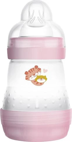 MAM Weithals Flasche Easy Start Anti-Colic, PP, 160 Ml, Silikonsauger, Tiger