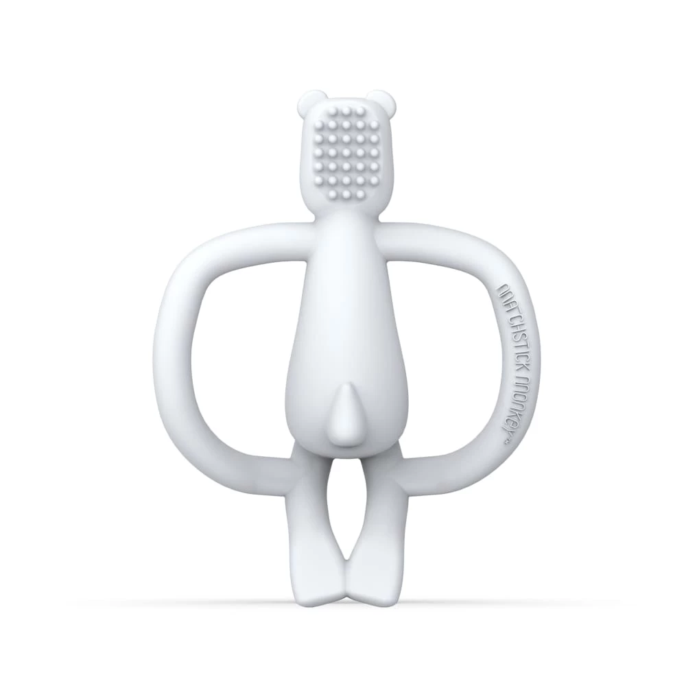 Matchstick Monkey Beißring / Zahnungshilfe Für Wundes Zahnfleisch Pomelo Eisbär 2 Matchstick Monkey Beißring / Zahnungshilfe Für Wundes Zahnfleisch Pomelo Eisbär – Bild 2