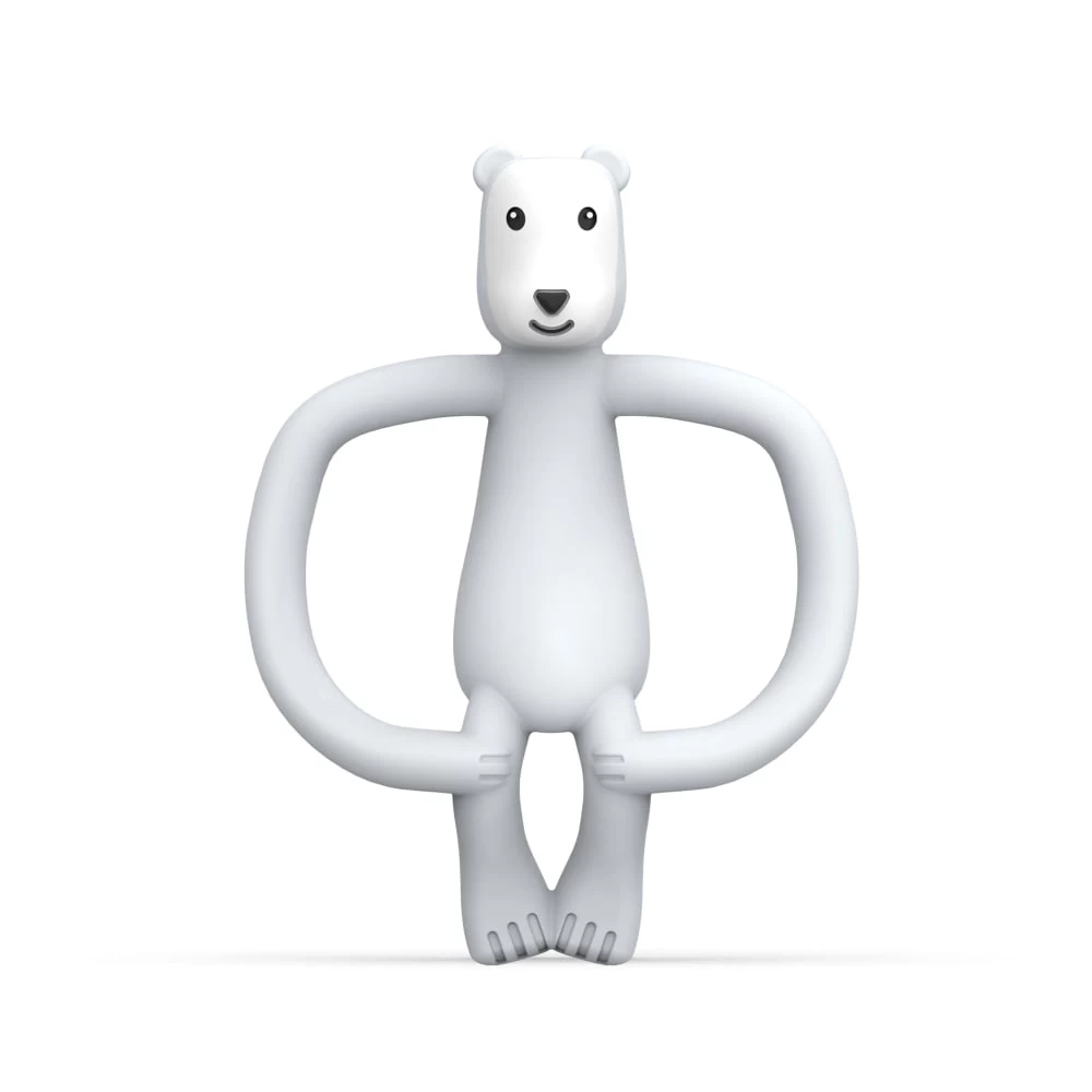 Matchstick Monkey Beißring / Zahnungshilfe Für Wundes Zahnfleisch Pomelo Eisbär 1 Matchstick Monkey Beißring / Zahnungshilfe Für Wundes Zahnfleisch Pomelo Eisbär