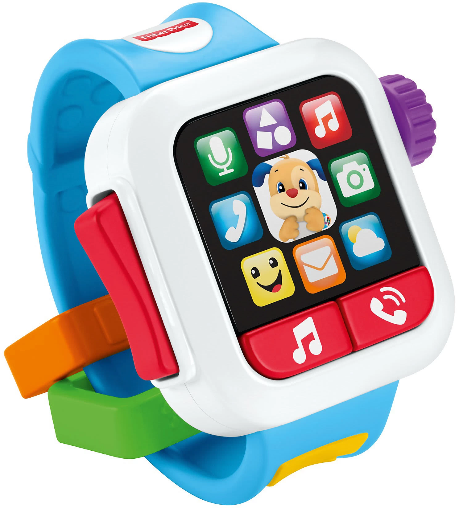 MATTEL Fisher-Price Lernspaß Smart Watch, Baby-Spielzeug, Lernspielzeug 2 MATTEL Fisher-Price Lernspaß Smart Watch, Baby-Spielzeug, Lernspielzeug – Bild 2