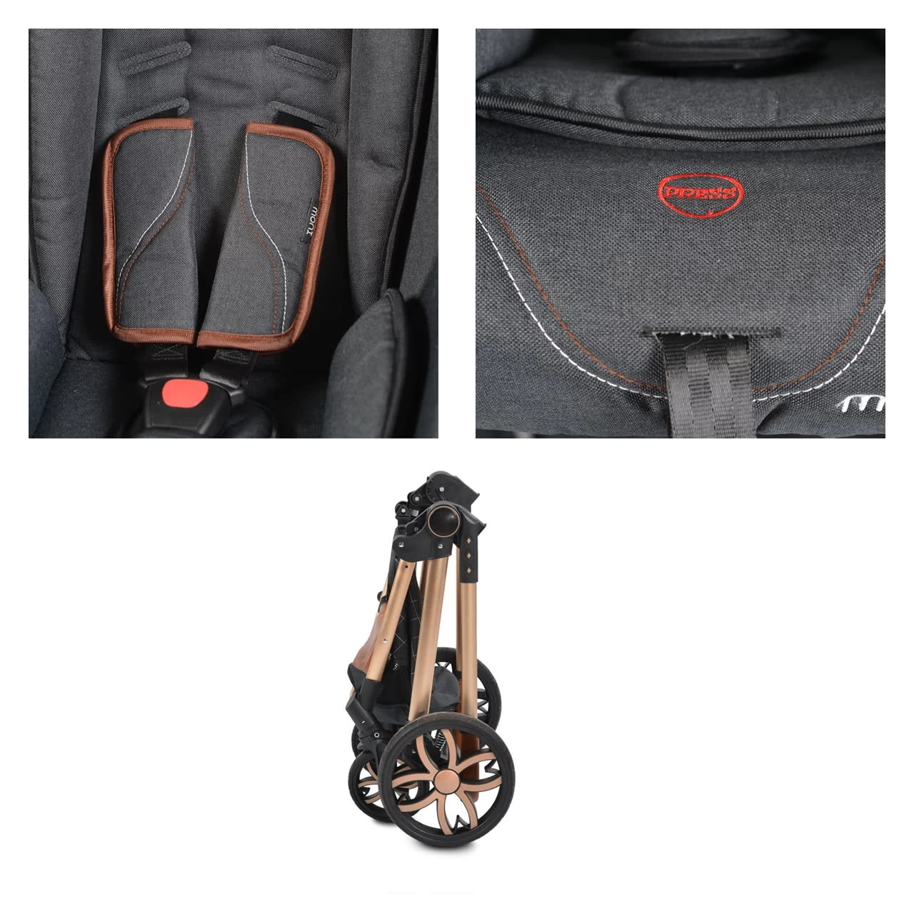 Kinderwagen Alma In Grau 6 Kinderwagen Alma In Grau – Bild 6