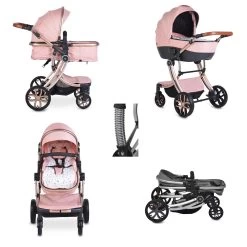Kinderwagen Polly 3 In 1 In Rosa -BabyTraum Deutschland Verkaufs-Shop moni kinderwagen polly 3 in 1 in rosa 3