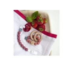 BabyTraum Deutschland Verkaufs-Shop -BabyTraum Deutschland Verkaufs-Shop nibbling beiss und rasselring stellar greifling granatapfel 1