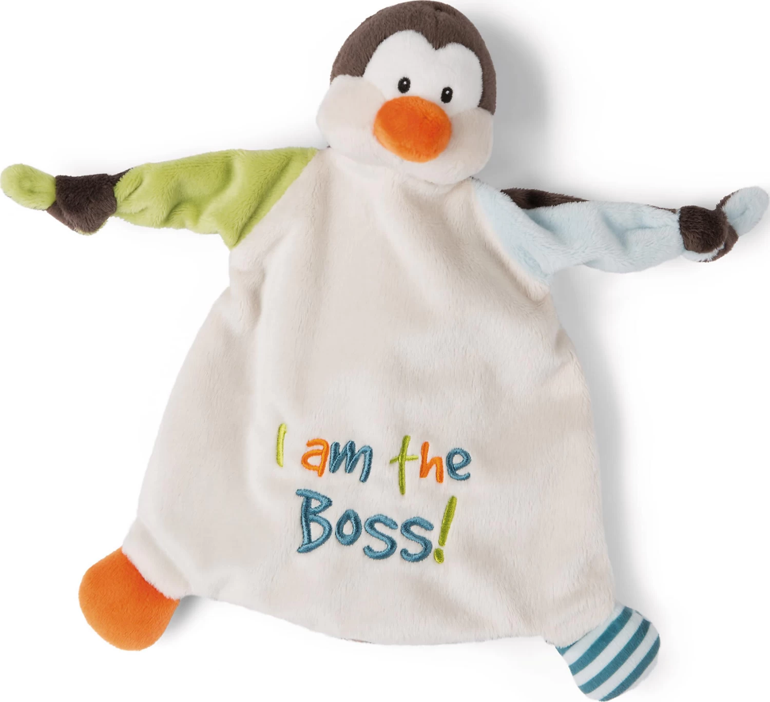 Nici Schmusetuch Pinguin "I Am The Boss" (47133) 1 Nici Schmusetuch Pinguin "I Am The Boss" (47133)