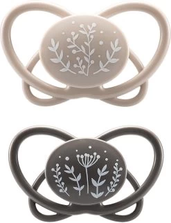 ® First Moments BS "My Butterfly" -braun- Silikon, Größe 1 (0-6 Monate)