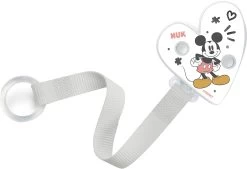 NUK Disney Mickey Mouse Schnullerband, Für Alle Schnuller Mit Und Ohne Ring,...