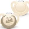 NUK For Nature Silikon-Schnuller, 6-18 M, 2 St, Beige