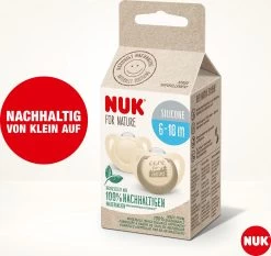 NUK For Nature Silikon-Schnuller, 6-18 M, 2 St, Beige -BabyTraum Deutschland Verkaufs-Shop nuk for nature silikon schnuller 6 18 m 2 st beige 8