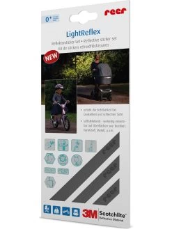 Reer Reflektorsticker-Set In Silber - 18 Stück