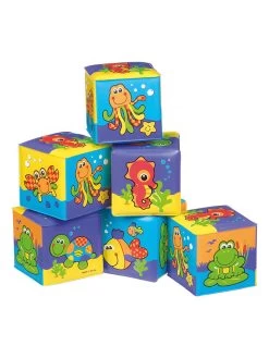 ROTHO Badespielwürfel - 6 Stück - Ab 6 Monaten