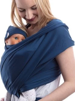 Babytrage "Flexi Newborn" In Dunkelblau -BabyTraum Deutschland Verkaufs-Shop schmusewolke babytrage flexi newborn in dunkelblau 3