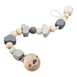Schnullerkette Wolkenglück In Grau