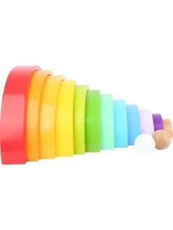 Small Foot Holzbausteine "Regenbogen XL" - Ab 12 Monaten -BabyTraum Deutschland Verkaufs-Shop small foot holzbausteine regenbogen xl ab 12 monaten 6