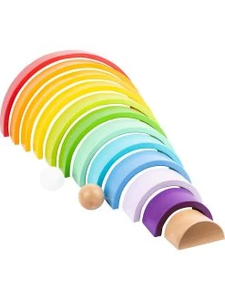 Small Foot Holzbausteine "Regenbogen XL" - Ab 12 Monaten -BabyTraum Deutschland Verkaufs-Shop small foot holzbausteine regenbogen xl ab 12 monaten 7
