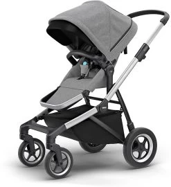 BabyTraum Deutschland Verkaufs-Shop -BabyTraum Deutschland Verkaufs-Shop thule sleek bassinet stadtbuggy mit kinderkorbchen grey melange 1