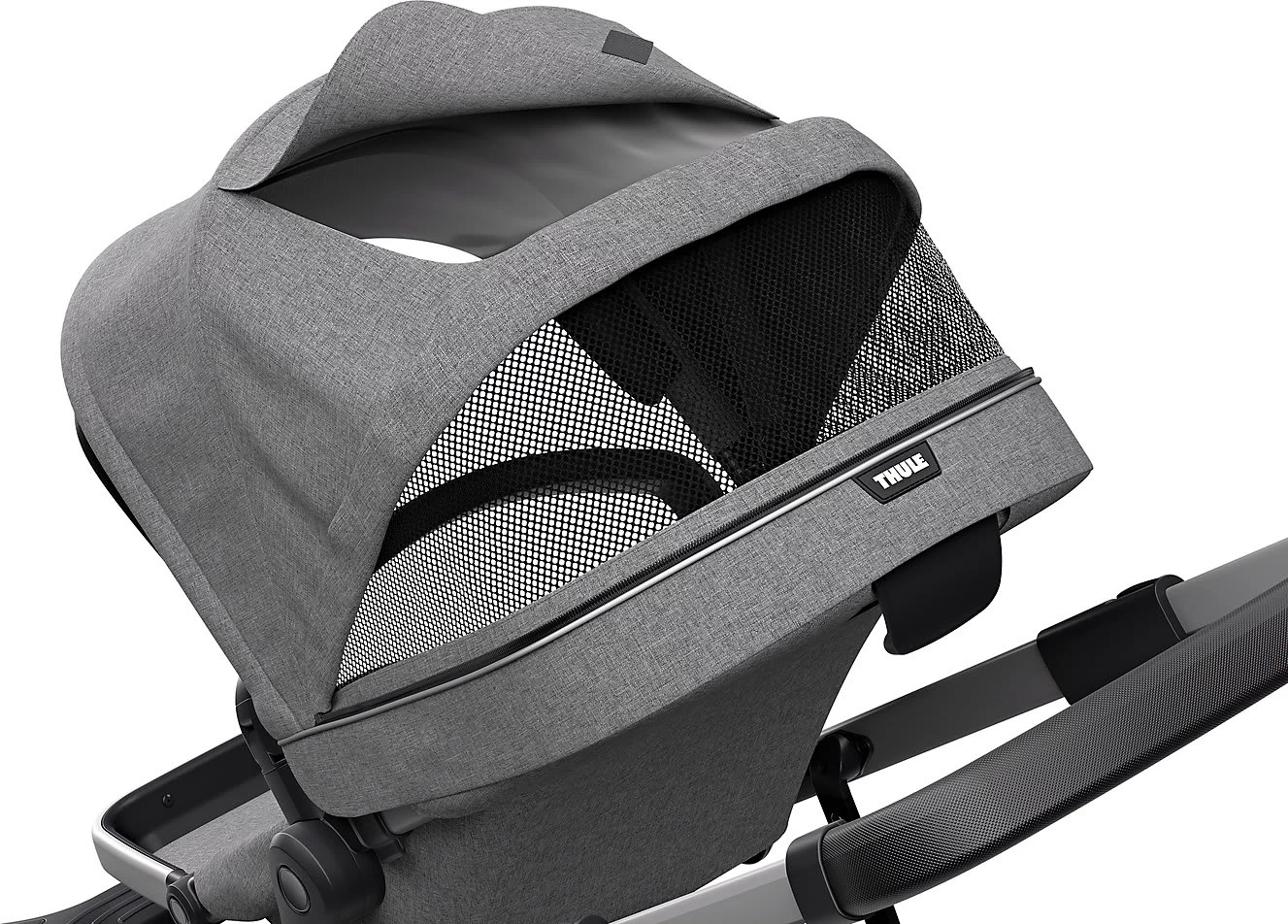 Thule Sleek + Bassinet, Stadtbuggy Mit Kinderkörbchen, Grey Melange 10 Thule Sleek + Bassinet, Stadtbuggy Mit Kinderkörbchen, Grey Melange – Bild 10