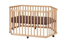 6-ECK Laufgitter "tiSsi" In Natur - Ca. 93 X 133cm -BabyTraum Deutschland Verkaufs-Shop tissi 6 eck laufgitter tissi in natur ca 93 x 133cm 5