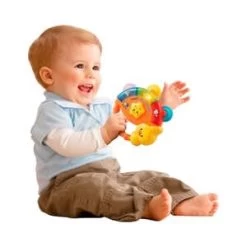 VTech Musikspielzeug Musikspaß Tamburin In Orange -BabyTraum Deutschland Verkaufs-Shop vtech musikspielzeug musikspass tamburin in orange 2