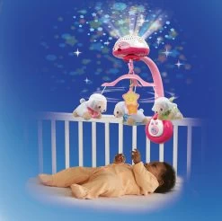 VTech Schäfchen-Mobile Pink -BabyTraum Deutschland Verkaufs-Shop vtech schafchen mobile pink 2